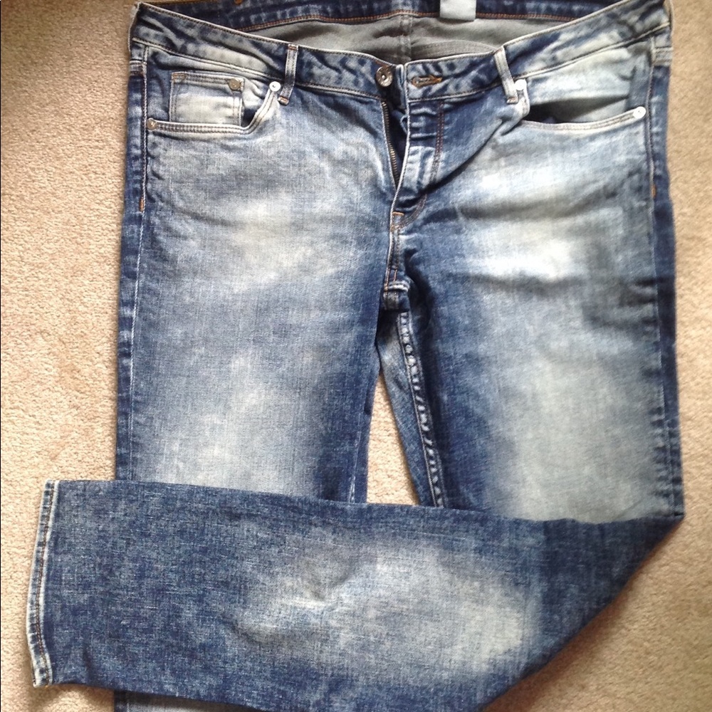 &Denim skinny low waist jeans
